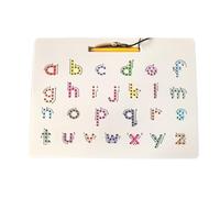 Lettere magnetiche Pratica della scheda - Scheda di tracciamento dei magneti alfabeti | Preschool Preschool Toys maiuscole e minuscole praticanti Educazione APPATTIONE MOTO APPRENSAMENTO PER RAGAZ
