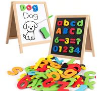 Lettere maiuscole e minuscole magnetiche in schiuma, numeri e simboli, set di giocattoli educativi per la pprendimento dell'ortografia per bambini, apprendimento precoce a casa, adatto come r