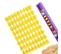 Lettere Pasta di Zucchero, XCOZU Stampini per Pasta di Zucchero/Lettere Cake Design, Stampo Biscotti Timbro Stampi Biscotti Lettere/Stampini Alfabeto Cookie Stamp(72 Lettere)