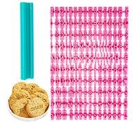 Lettere per pasta di zucchero,Set di 150 stampi per pasta di zucchero, in plastica, per decorazioni per torte e biscotti,stampi per biscotti con alfabeto, per glassa, per decorare torte e fondente
