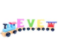 Lettere personalizzate in legno con alfabeto dalla A alla Z, regalo per bambini