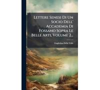 Lettere Senesi Di Un Socio Dell' Accademia Di Fossano Sopra Le Belle Arti, Volume 2...