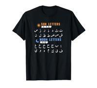 Lettere Solari Lettere Lunari Arabo Tabella Grammatica Maglietta