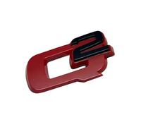 Lettere Stemma per Alfa Romeo Giulia 2016 2017 2018 2019 2020 2021,Lettere Adesivo Emblema Logo Bagagliaio Posteriore Ricambio Distintivo ABS Accessori Decorazione Styling Auto,Red-Q4