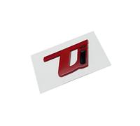 Lettere Stemma per Alfa Romeo GT GTV,Lettere Adesivo Emblema Logo Bagagliaio Posteriore Ricambio Distintivo ABS Accessori Decorazione Styling Auto,Red-Black