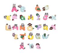 Lettere termoadesive, animale in applique per vestiti, toppe decorative ricamate per top jeans, giacche e zainetto