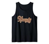 Lettering Boho Western Howdy Canotta