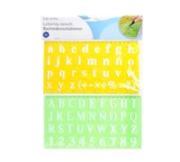 Lettering Stencils 2pcs 1 Pack/S
