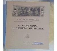 Letterio Ciriaco - Compendio di teoria musicale 3. corso 1935