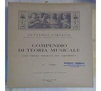 Letterio Ciriaco - Compendio di teoria musicale 4° corso 1952