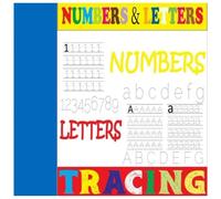 Letters and Numbers Tracing Book for kids agas 3-6