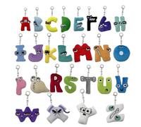 Letters e Plush, 26 pezzi Toys Figurine Dolci Lettere per Bambini e Fan (4 pollici)