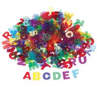 Letters Kunststof Transparant Assorti 260 stuks