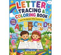 LETTERS TRACING AND COLORING BOOk: A Beginner's Handwriting Workbook with Alphabet Tracing, Letter Recognition, and Coloring Fun
