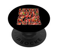 Lettice Hustle Apples Playing on the Gridiron PopSockets PopGrip Adesivo