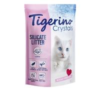 Lettiera agglomerante Tigerino Crystals - Fresh / Profumo di borotalco Set %: 3 x 5 L (ca. 6 kg)