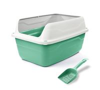 Lettiera aperta per gatti con bordi alti e paletta omaggio