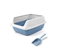 Lettiera aperta per gatti con bordi alti e paletta omaggio