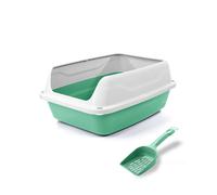 Lettiera aperta per gatti con bordi alti e paletta omaggio