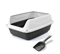 Lettiera aperta per gatti con bordi alti e paletta omaggio