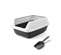 Lettiera aperta per gatti con bordi alti e paletta omaggio