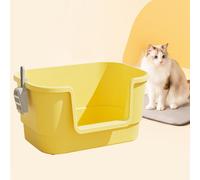 Lettiera aperta per gatti portatile, lettiera per gatti, per tutti i tipi di