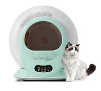 Lettiera automatica per gatti Premium da 65 litri, autopulente, adatta a molti tipi di lettiera, sensore a infrarossi, elimina gli odori, controllata tramite app, 52 × 48 × 50,5 cm, per 2-3 gatti