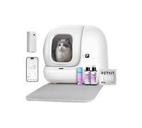 Lettiera autopulente automatica per Gatti PETKIT Pura Max 2, Capacità Massima 76L, Antiodore, Funzionamento Silenzioso, XSecure, Controllo tramite APP
