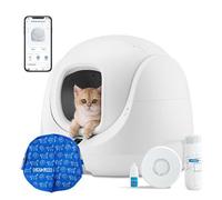 Lettiera autopulente per gatti Catlink Baymax (bianca).