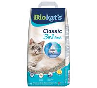 Lettiera Biokat's Classic Fresh 3in1 - Fiori di cotone - 10 l (ca. 9,7 kg)