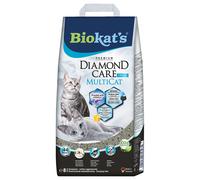 BIOKAT'S Diamond Care Multicat fresh 8 l in bentonite al profumo di fiori di cotone
