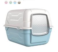 Lettiera chiusa per gatti coperta con filtro e paletta