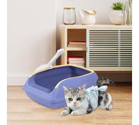 Lettiera compatta per gatti, contenitore per lettiera per gatti, per tutti i