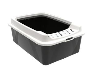 Lettiera con bordi - ROTHO MYPET - BONNIE - 57,2 x 39,3 x 20,9 cm - Nero
