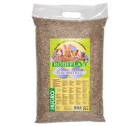 Lettiera di lino Hugro RODIFLAX per roditori - 20 L