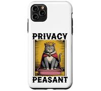 Lettiera divertente per gli amanti dei gatti Custodia per iPhone 11 Pro Max