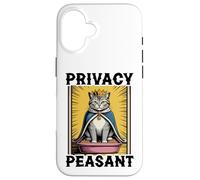 Lettiera divertente per gli amanti dei gatti Custodia per iPhone 16