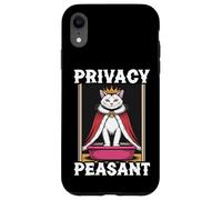 Lettiera divertente per gli amanti dei gatti Custodia per iPhone XR
