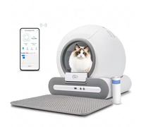 Lettiera Gatti Autopulente Automatica DOEL 65L Smart App Sicura Silenziosa e XXL