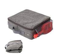 Lettiera mobile per gatti, portatile, da viaggio, con coperchio con cerniera, nessuna perdita, robusta, leggera, pieghevole, con per gatti e gattini di taglia media