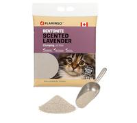 Lettiera per gatti alla bentonite con profumo di lavanda, grana fine, 12 kg, Aglomerante e ultra assorbente