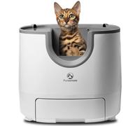 Lettiera per gatti autopulente Design aperto con sensori di sicurezza avanzati Capacità extra large per case multi-gatti Senza problemi