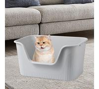 Lettiera per gatti Cassetta per la sabbia per gatti Toilette per gattini