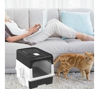 Lettiera per Gatti con Cappuccio, Toilette per Gatti Chiusa e Coperta Vassoio