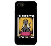 Lettiera per gatti con scritta in inglese "I'm The Royal You're The Loyal" Custodia per iPhone SE (2020) / 7 / 8
