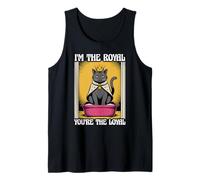 Lettiera per gatti con scritta in inglese "I'm The Royal You're The Loyal - Funny Cat" Canotta