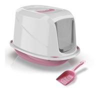 Lettiera per gatti coperta con maniglia, filtro antiodore e paletta omaggio