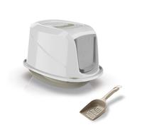 Lettiera per gatti coperta con maniglia, filtro antiodore e paletta omaggio