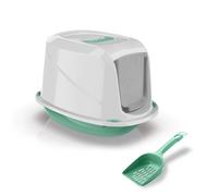 Lettiera per gatti coperta con maniglia, filtro antiodore e paletta omaggio