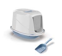 Lettiera per gatti coperta con maniglia, filtro antiodore e paletta omaggio